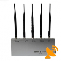 Remote Control 3G GSM CDMA DCS PCS Mobile Phone Jammer 20M