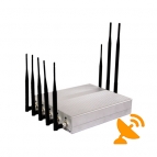 8 Antenna High Power Cell Phone + GPS + Wifi + VHF UHF Blocker 50M