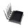 Adjustable Cell Phone Jammer 3G GSM CDMA DCS PHS Signal 40M