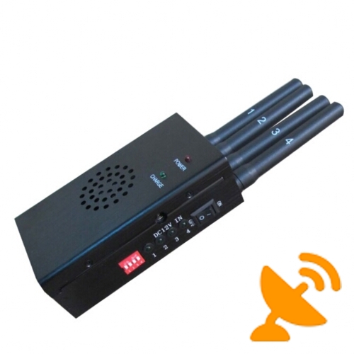 High Power Portable GPS & Cell Phone Signal Blocker Jammer 20M - Click Image to Close
