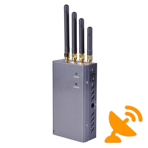 Portable Cell Phone Jammer with GPS L1 Wifi Signal 15M - Click Image to Close