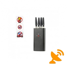 Portable Full Function Cell Phone GPS Jammer Blocker 10M