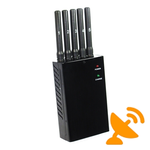 5 Antenna Portable Mobile ,GPS and Wifi Jammer 15M - Click Image to Close