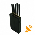 5 Antenna Portable 3G Cell Phone + GPS + Wifi Signal Blocker 15M