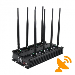 Ultimate 8-Band Wireless Signal Jammer Terminator for Mobile Phone, WiFi Bluetooth, UHF, VHF, GPS, LoJack 60M