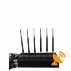 High Power Desktop Cellular Phone + WIFI + RF Jammer 40M