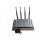 4 Antennas Adjustable Cell Phone Jammer with Remote Control 40M