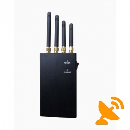 4 Antenna Portable Cell Phone & GPS Blocker 20M