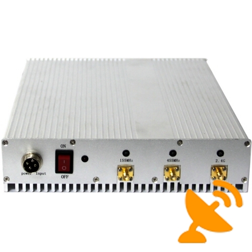 8 Antenna High Power Cell Phone & GPS & Wifi & VHF UHF Jammer 50M - Click Image to Close