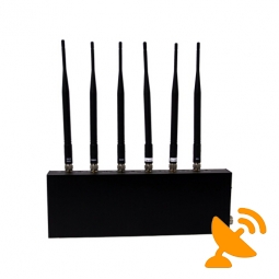 Cell Phone Signal Jammer + Wifi Jammer 6 Antenna 20M