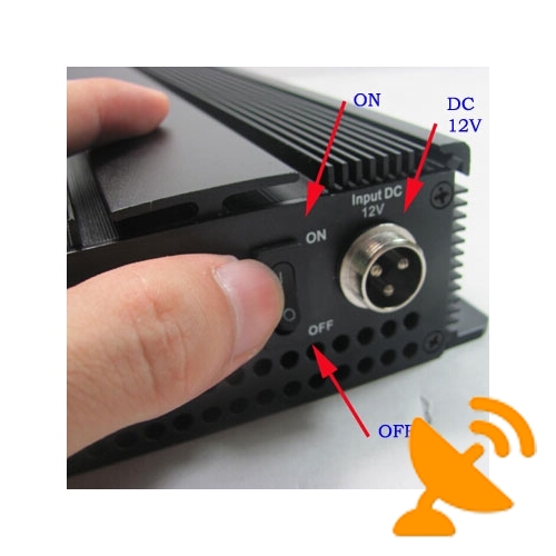 High Power Desktop Multifunctional Mobile Phone & GPS & Wifi & VHF & UHF Jammer 40M - Click Image to Close