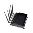 5 Antenna Adjustable Cell Phone & Wifi & GPS Jammer Wall Mounted 40M