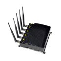 5 Antenna Adjustable Cell Phone & Wifi & GPS Jammer Wall Mounted 40M