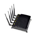 5 Antenna Wall Mounted Adjustable Cell Phone & Wifi & GPS Jammer 40M