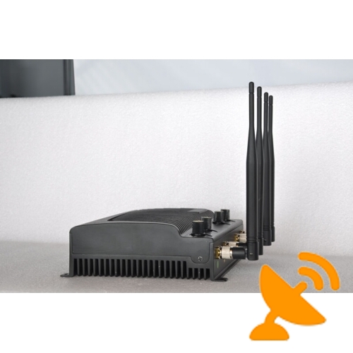 Adjustable Mobile Phone Jammer GPS Jammer with Remote Control 40M - Click Image to Close