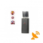 Portable Full Function Cell Phone GPS Jammer Blocker 10M