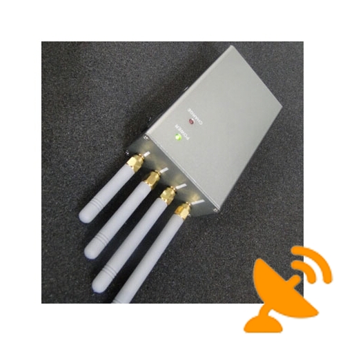 High Power Portable 3G Cell Phone Signal Jammer Blocker 15M - Click Image to Close