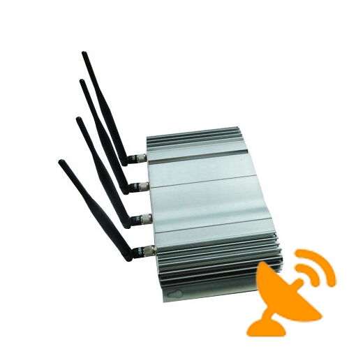 4 Antennas Cell Phone Jammer 30M - Click Image to Close