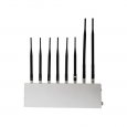 8 Antenna High Power Jammer Cell Phone + Wifi + GPS + VHF + UHF Jammer 40M