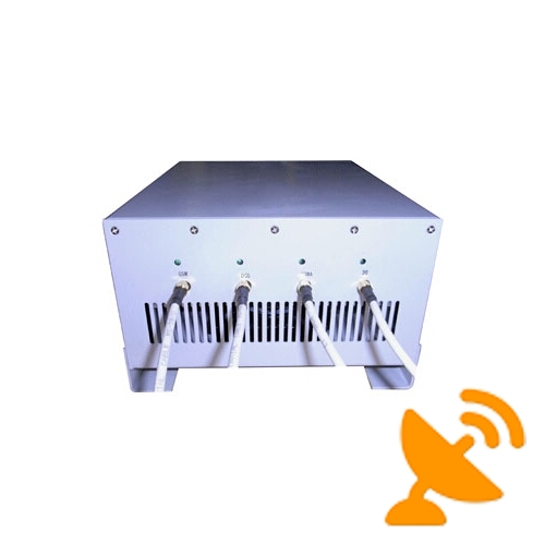 30W Cell Phone Jammer with Remote Control and Directional Panel Antenna 80M - Click Image to Close