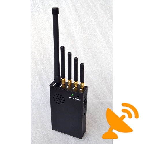 Portable 3G Mobile Phone & Lojack & GPS Jammer Blocker 20M - Click Image to Close
