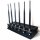 6 Antenna Adjustable High Power Desktop GSM Cell Phone + WIFI + RF Jammer 50M