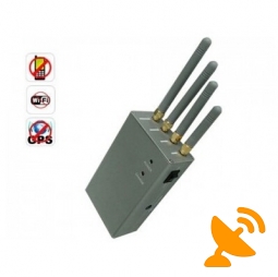 Portable GPS & Wifi & Mobile Phone Jammer 15M