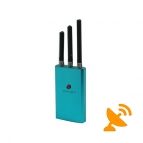 Mini Blue Cell Phone Jammer - CDMA,DCS,3G 10M