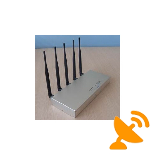 3G GSM CDMA DCS PHS Cellphone Jammer with Remote Control 30M - Click Image to Close