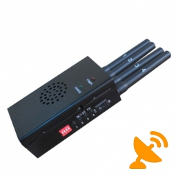 Portable High Power 3G 4G Lte Cell Phone Jammer 15M