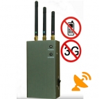 Portable Cellular Phone Signal Jammer Blocker 10M