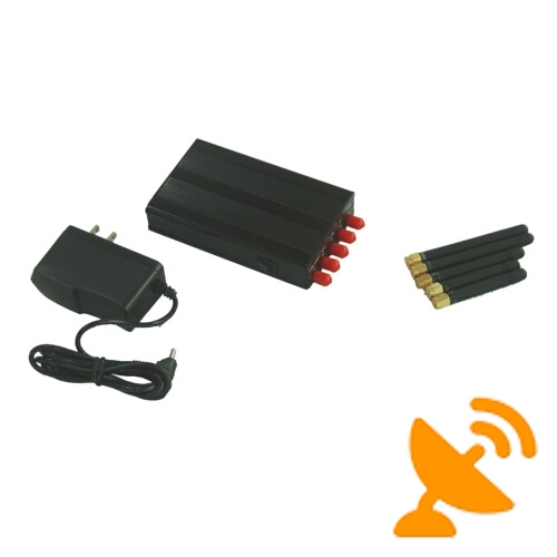 5 Antenna Portable CellPhone & GPS & Wifi Signal Blocker 15M - Click Image to Close