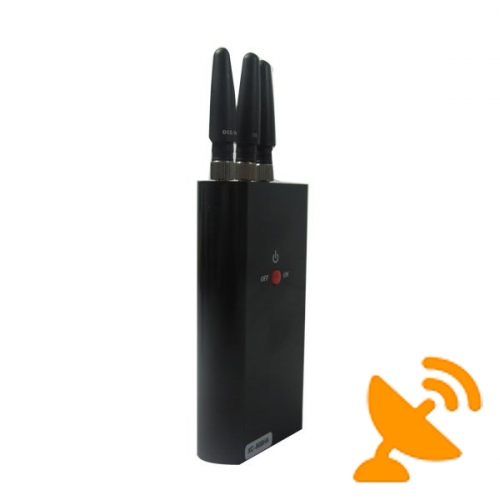 GSM CDMA DCS PHS 3G Cell Phone Signal Jammer 10M - Click Image to Close