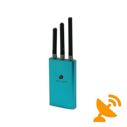 Mini Blue Cell Phone Jammer - CDMA,DCS,3G 10M