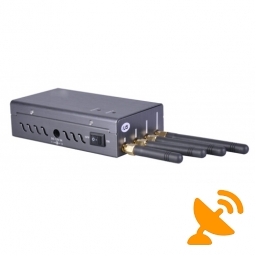 Portable Mobile Jammer with GPS L1 Wifi Signal 15M