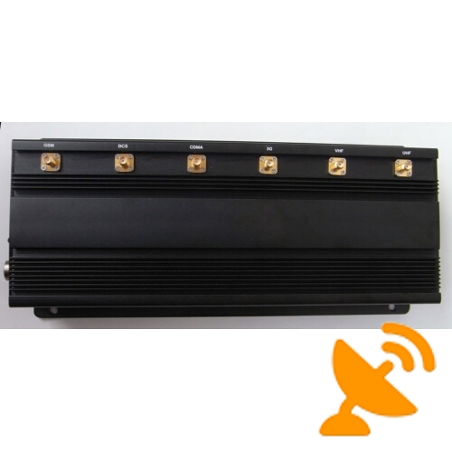 15W High Power Mobile Phone + Wifi + UHF Jammer 40M - Click Image to Close