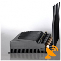 Adjustable Cell Phone Jammer 3G GSM CDMA DCS PHS Signal 40M