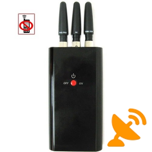 GSM CDMA DCS PHS 3G Cell Phone Signal Jammer 10M - Click Image to Close