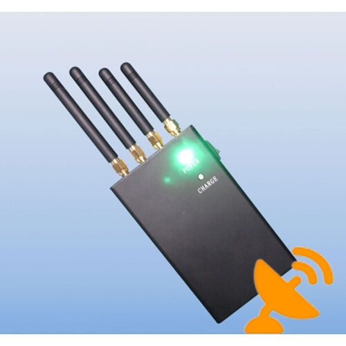 4 Antenna Mobile Phone & Wifi Jammer 20M - Click Image to Close
