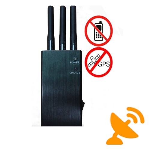 5 Band Portable GPS + Cellular Phone Signal Jammer 10M - Click Image to Close