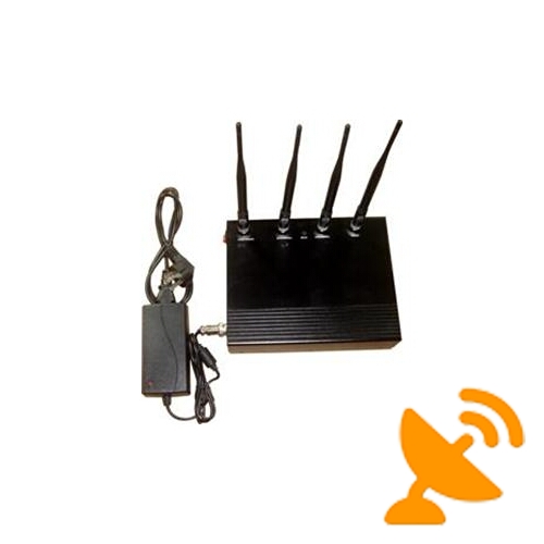 5-Band Mobile Phone Signal Jammer Blocker 25M - Click Image to Close