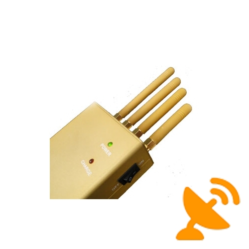 Handheld GPS & 3G Cell Phone Jammer 20M for Europe or American - Click Image to Close