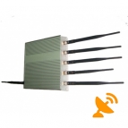 15W 6 Antennas Cell Phone GPS Wifi Jammer 40M