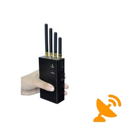 Portable 4G Lte Jammer 3G Mobile Phone Jammer 20M