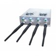 4 Antenna Adjustable Remote Control 3G Cell Phone & WIFI Jammer 30M