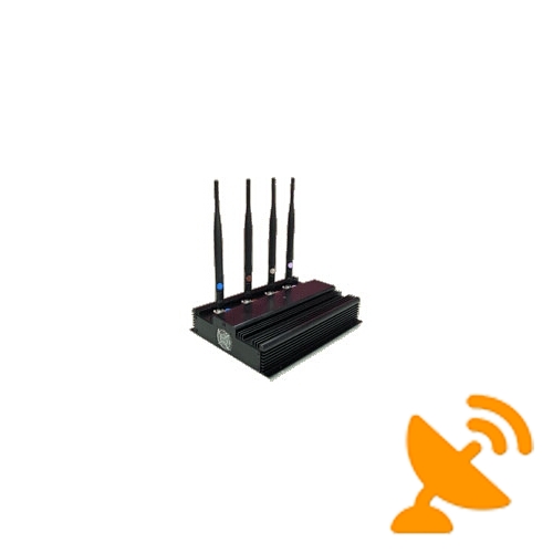 4 Antenna High Power UHF/VHF Jammer 30M - Click Image to Close