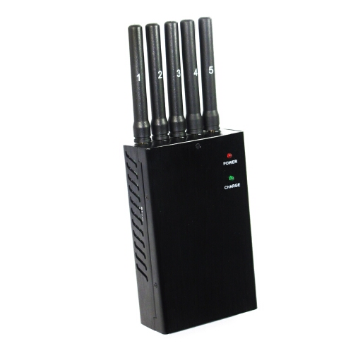 5 Antenna Mobile Phone Jammer,GPS Jammer,Wifi Jammer Portable 15M