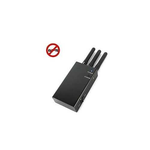 5 Band Portable GPS + Cellular Phone Signal Jammer 10M