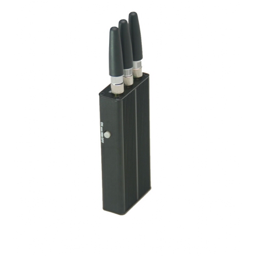 3 Antenna Mini Portable GPS & Cell Phone Jammer 5M