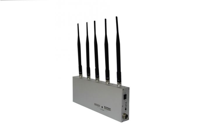 Remote Control 3G GSM CDMA DCS PCS Mobile Phone Jammer 20M